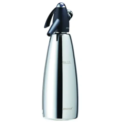 MOSA SSF3-06 SIFÓN DISPENSADOR DE SODA 1 LITRO ACERO INOXIDABLE